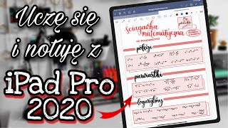 NOTATKI I NAUKA NA IPAD PRO 2020  Najlepsza pomoc szkolna kiedykolwiek 😍 Study with me [upl. by Aissilem]