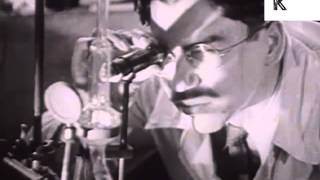 1930s Scientists at Work in Laboratory Science Research Archive Footage [upl. by Aihc]