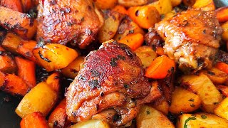 Hauts de cuisse de poulet aux carottes [upl. by Sanderson]