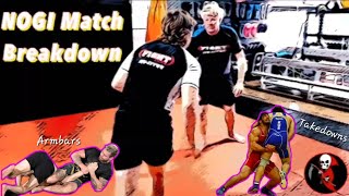 Nogi Match Technique Breakdown JiuJitsu [upl. by Morice777]