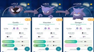 Pokemon GO Evolving GASTLY to GENGAR [upl. by Caesaria]