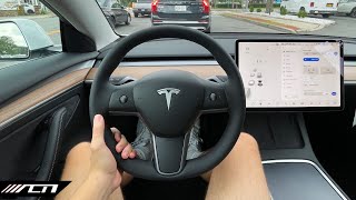 My First Tesla Experience 2021 Model 3 Long Range First Impressions and Drive [upl. by Cecily]