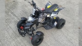 Repti 50cc Mini Quad ATV Pocket Bike REVIEW  Nitro Motors [upl. by Akkina]