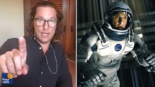 Matthew McConaughey Breaks Down The Tesseract Scene in Interstellar [upl. by Adnilemre668]