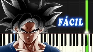 ULTRA INSTINCT  DBS  FACIL  Piano Tutorial [upl. by Cope]