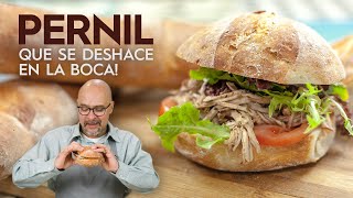 El pernil más jugoso que probarás en un sándwich l Sumito Estévez [upl. by Htilil]