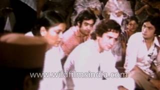 Muhurat of Bollywood film Satyam Shivam Sundaram  rare Raj Kapoor footage [upl. by Mervin]