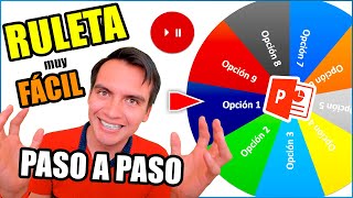 SECRETO para una RULETA interactiva en PowerPoint como Experto✅ Fácil y Rápido ✅ [upl. by Nylaehs]