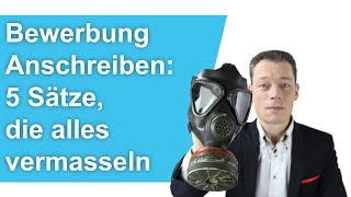 DIESE 5 Sätze zerstören deine Bewerbung Meiden [upl. by Weinreb]