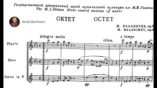 Mily Balakirev  Octet Op 3 1855 [upl. by Ariaes]