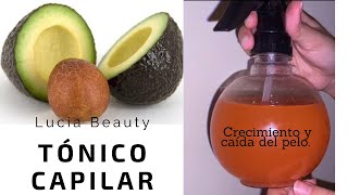 Tónico de semilla de aguacate 🥑 para el crecimiento y la caída de tu pelo💆🏽‍♀️  Lucia Beauty [upl. by Edny43]