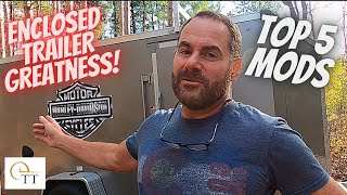 106 Top 5 Enclosed Trailer Mods  Stealth Enclosed Trailer  Why an Enclosed Trailer is so Useful [upl. by Mariandi]