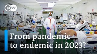 Could the COVID19 pandemic end in 2023  DW News [upl. by Rekcut361]