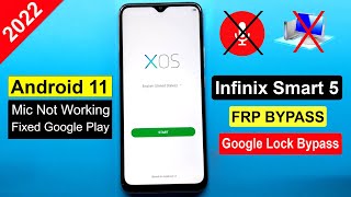 Infinix Smart 5 FRP Bypass Android 11 New Trick 2022  Infinix Smart 5 X667 Google Account Remove [upl. by Barlow]