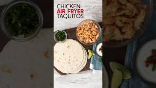 Air Fryer Chicken Taquitos Recipe  Mission Foods [upl. by Nikolas]