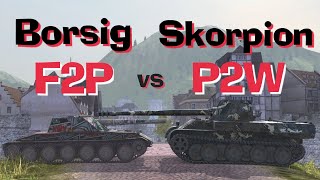 WOT Blitz Face Off  Skorpion G vs Rhm Borsig [upl. by Yerffe]