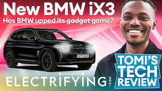 BMW iX3 SUV 2021 technology review  Tomi’s Tech Download  Electrifying [upl. by Lad411]