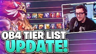 NEW OB4 TIER LIST  SMITE 2 [upl. by Chris]