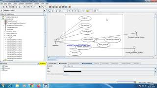 how to draw the usecase diagram in Argouml [upl. by Aerdnaeel]