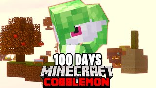 I Spent 100 DAYS in SKYBLOCK POKEMON Against My Rival Minecraft Cobblemon [upl. by Osy409]