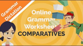 Online Grammar Worksheet Comparatives [upl. by Aciria]