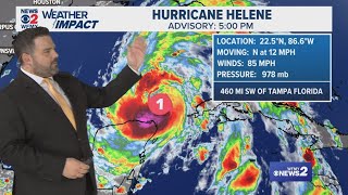 Hurricane Helene forecast for North Carolina [upl. by Adnahsar]