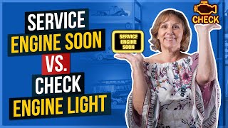 The Difference Between Check Engine Light vs Service Engine Soon Light [upl. by Eelaroc]