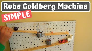 Simple Rube Goldberg Machine [upl. by Ahsilef]