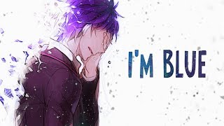 Nightcore  BLUE da ba dee  Lyrics [upl. by Rolo]