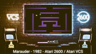 Marauder  1982  Atari 2600  Atari VCS [upl. by Bartolome]