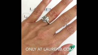 5 carat Round Diamond Engagement Ring [upl. by Acirederf]