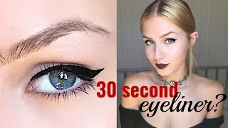 How to Apply the Perfect Cat Eye in 30 seconds  Stella [upl. by Aicenaj164]