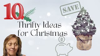 Frugal Crafter Thrift Watchers Ideas for Christmas  10 Save Seeker Purpose Unique Items [upl. by Delamare14]