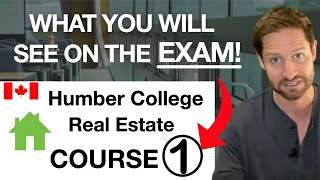 Humber College Real Estate Course 1 EXAM WHAT YOU WILL SEE MOST [upl. by Goetz]