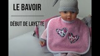 DIY  82 Bavoir bébé  ASTUCE patron  couture et broderie  Spécial bébé N° 2 [upl. by Adnahcir424]