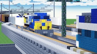 Minecraft CSX Rams COASTER Train Crash Animation [upl. by Aihsat]