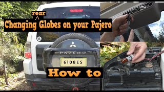 How to change the rear light globes on your Pajero [upl. by Gough]