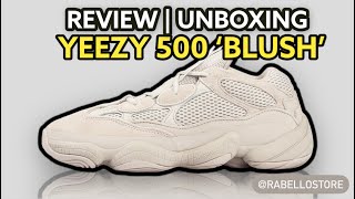 ADIDAS YEEZY 500 BLUSH PK ‘PREMIUM’  REVIEW [upl. by Ivah]