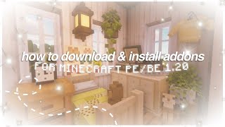 How To Download amp Install Aesthetic Addons For Minecraft PE 2024 🧸 [upl. by Eul]