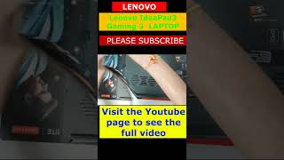 Lenovo IdeaPad3 gaming 3 ram and SSD upgrade and part detail lenovoideapad lenovolaptop repair [upl. by Mloc]