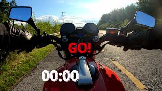 Honda CB 900F Boldor 1980 Acceleration Test From 0100 Kmh  Need For Speed [upl. by Benedic]