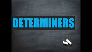 Advanced English Grammar Determiners [upl. by Shelburne36]