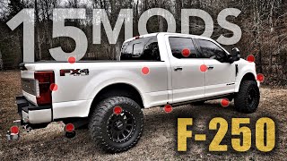 15 Best Mods  Custom F250 [upl. by Kalli40]