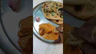 Chicken Butter Masala amp Tandoori Roti  chicken tandoori youtubeshorts ytshorts shorts 🙏❤️🙏😋 [upl. by Nylloh432]