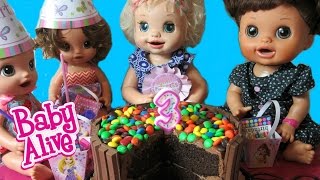 BABY ALIVE Learns to Doll Livis Birthday Party  Livi sings a cute birthday songAnnouncement [upl. by Nirel]