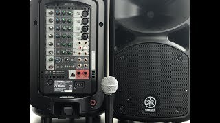 Yamaha portable PA system STAGEPAS 200 [upl. by Avalsorim]