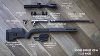 Remington 700  Remage Carbon Barrel  65 Creedmoor  Magpul Hunter 700 Build [upl. by Ruffi]