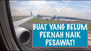 CARA NAIK PESAWAT TERBANG PERTAMA KALI [upl. by Simon]