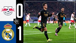 RB Leipzig 01 Real Madrid  HIGHLIGHTS  Champions League [upl. by Tiebout]