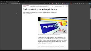 Galeria bald zurück bei Payback  Edeka bittet Hersteller von Eigenmarken zur Kasse [upl. by Rai]